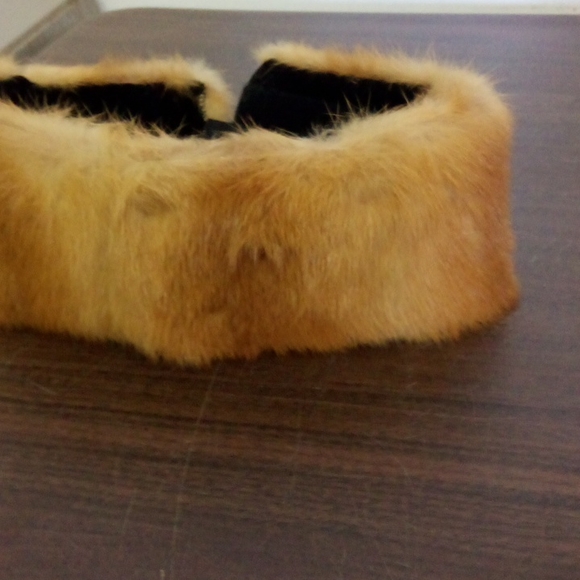 Vintage Rabbit fur head wrap - Picture 2 of 5